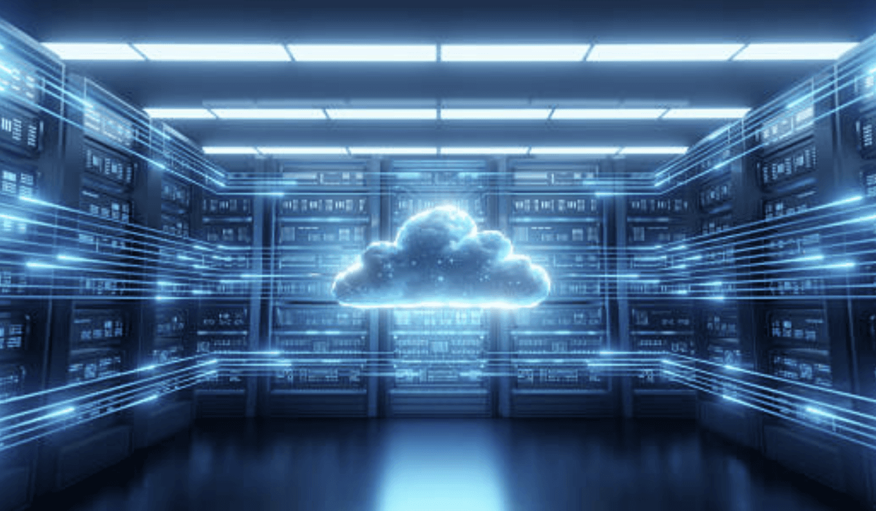 Serveurs cloud interconnectés illustrant la propagation d'une fuite de données en cascade
