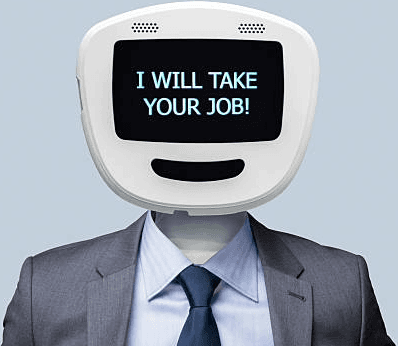 Balance symbolisant l'équilibre entre destruction et création d'emplois face à l'intelligence artificielle